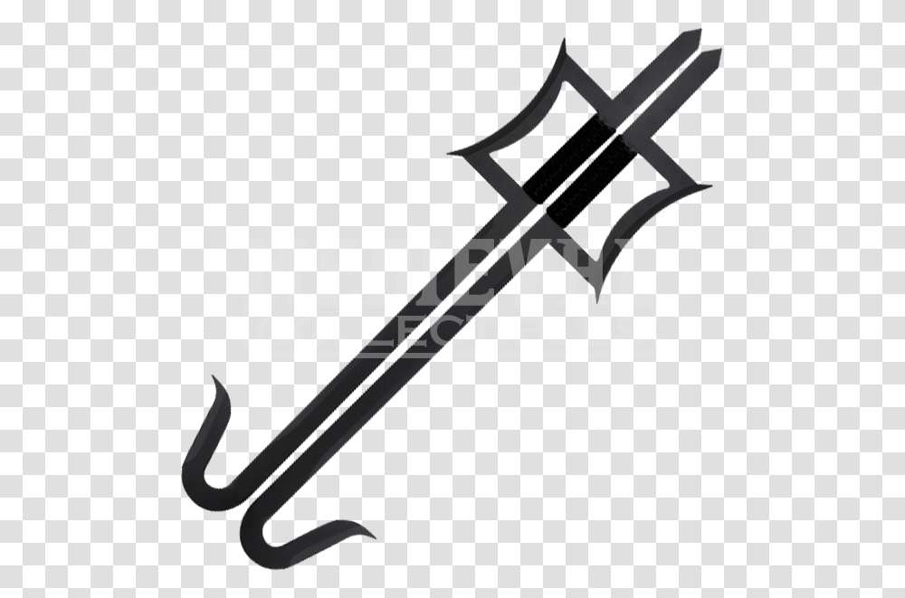 Black Chinese Hook Sword Clipart Chinese Hook Sword, Weapon, Weaponry, Axe, Tool Transparent Png