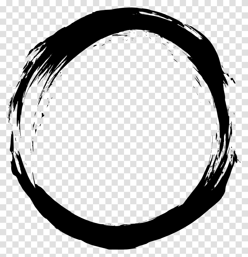 Black Circle Border, Stencil, Helmet, Apparel Transparent Png