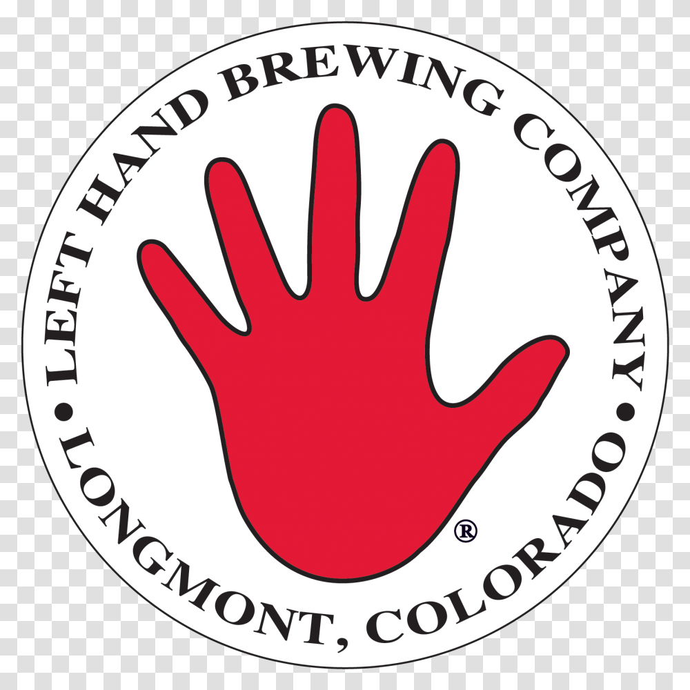 Black Circle Fade Left Hand Brewing Company, Logo, Trademark, Label Transparent Png