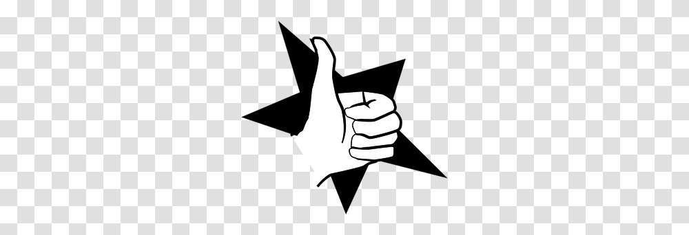 Black Clip Art Star, Thumbs Up, Person, Finger, Human Transparent Png