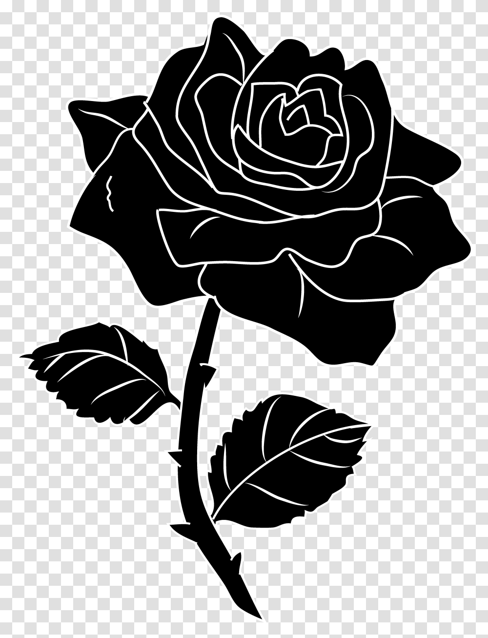 Black Clipart Black Rose Clip Art, Plant, Flower, Blossom, Person Transparent Png