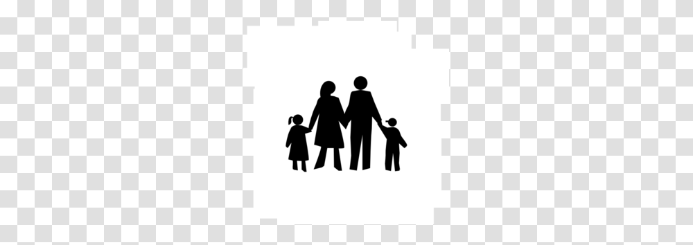 Black Clipart Family, Person, Human, People, Tarmac Transparent Png