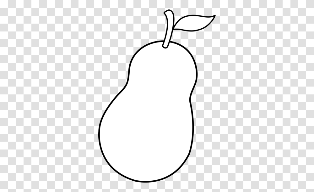 Black Clipart Pear, Plant, Food, Fruit, Balloon Transparent Png