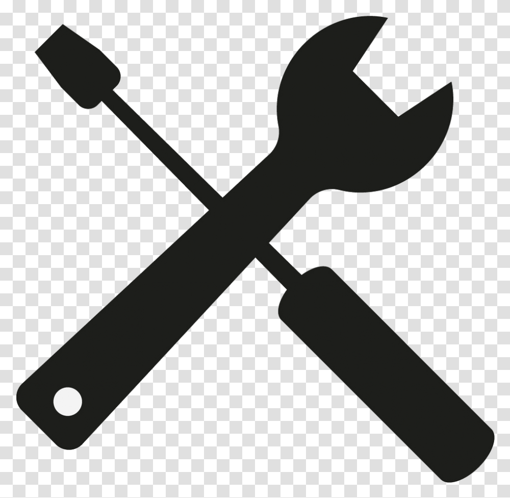 Black Clipart Wrench, Axe, Tool, Hammer, Baton Transparent Png