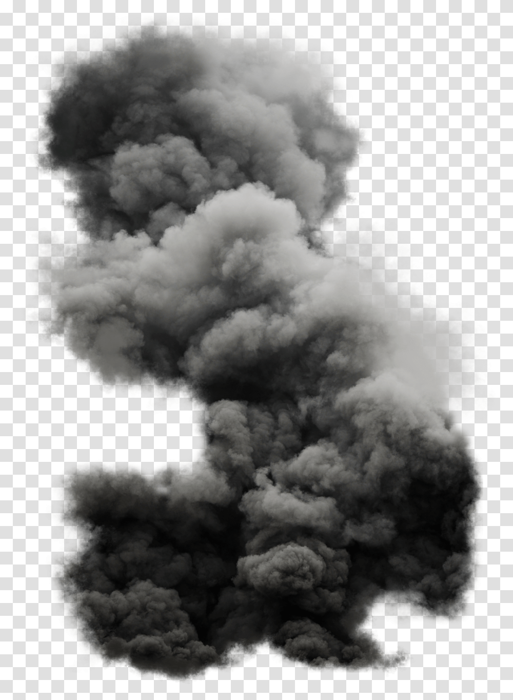 Black Cloud Smoke Image Big, Nature, Mountain, Outdoors, Volcano Transparent Png