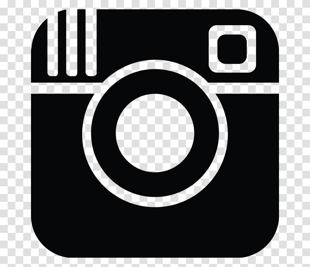 Black Color Instagram Icon, Logo, Camera, Electronics, Digital Camera Transparent Png