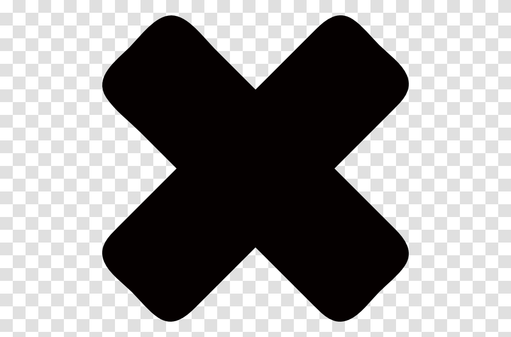 Black Cross Wrong, Logo, Trademark, Star Symbol Transparent Png