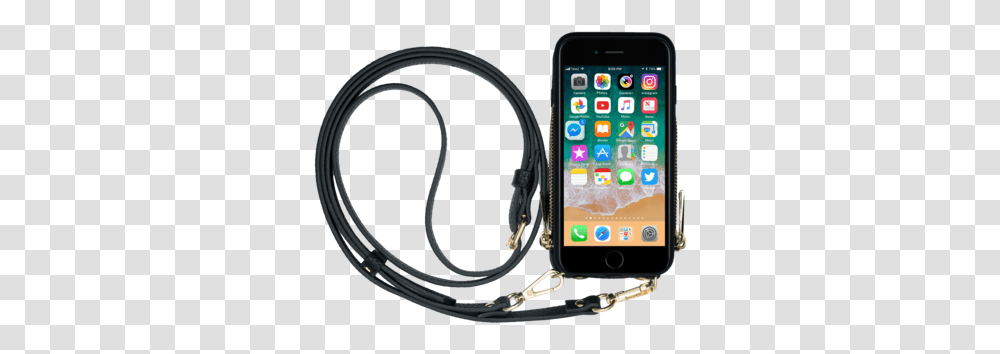 Black Crossbody Trek For Iphone 678 Iphone, Mobile Phone, Electronics, Cell Phone Transparent Png