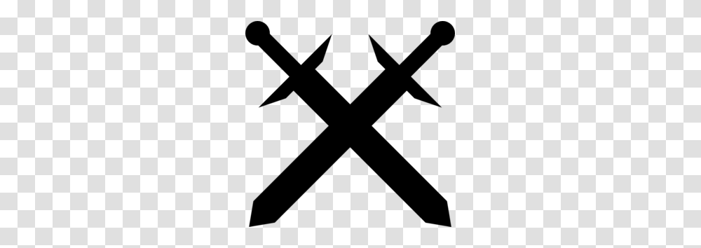 Black Crossed Swords Clip Art, Gray, World Of Warcraft Transparent Png