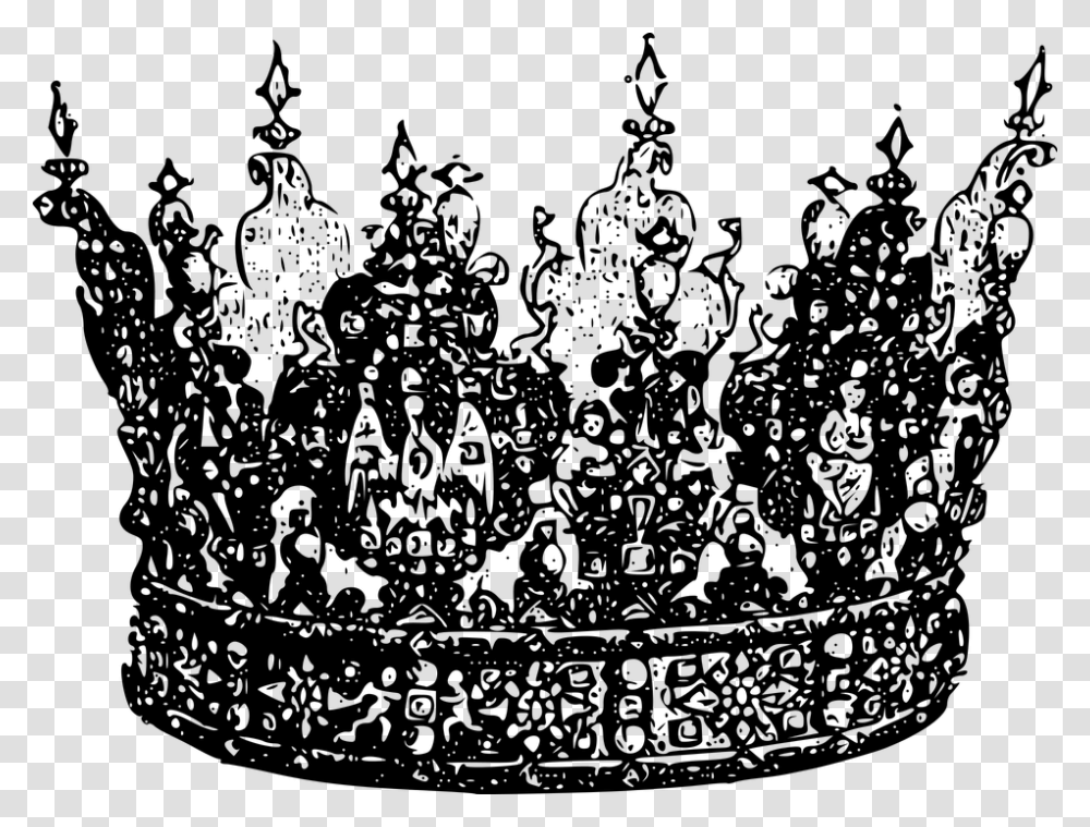 Black Crown Queen Black Crown Background, Gray, World Of Warcraft Transparent Png