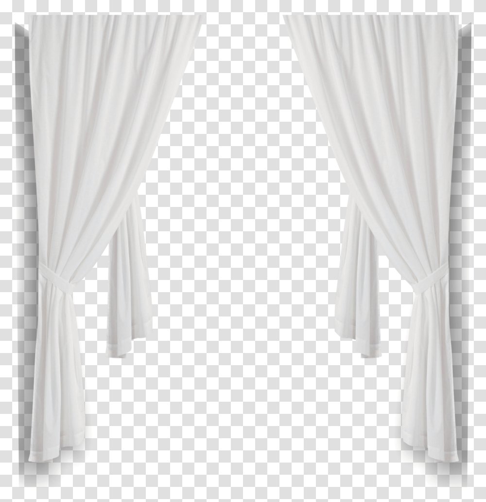 Black Curtains Window Covering, Shower Curtain Transparent Png