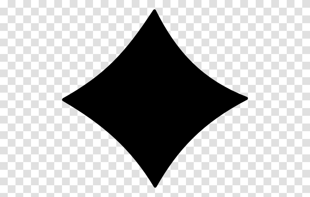 Black Curved Diamond Shape, Silhouette, Triangle, Stencil Transparent Png