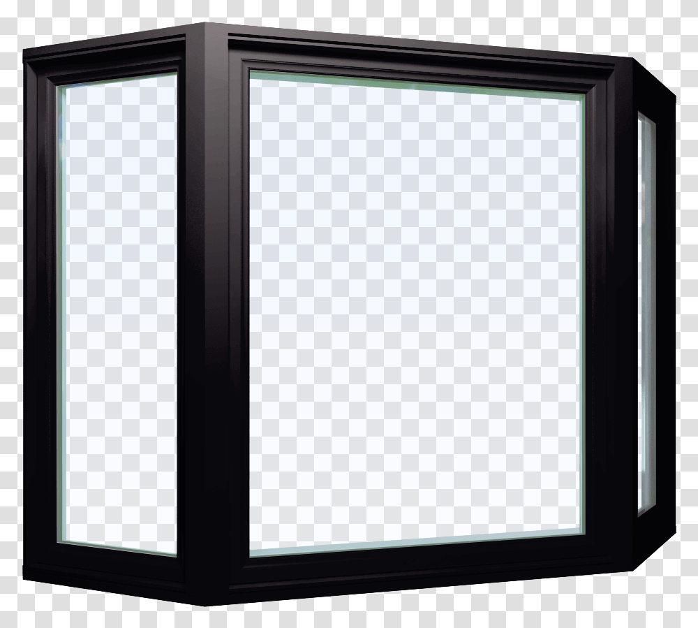 Black Custom Black Color Vinyl Replacement Bay Window Bay Window In Black, Monitor, Screen, Electronics, Display Transparent Png