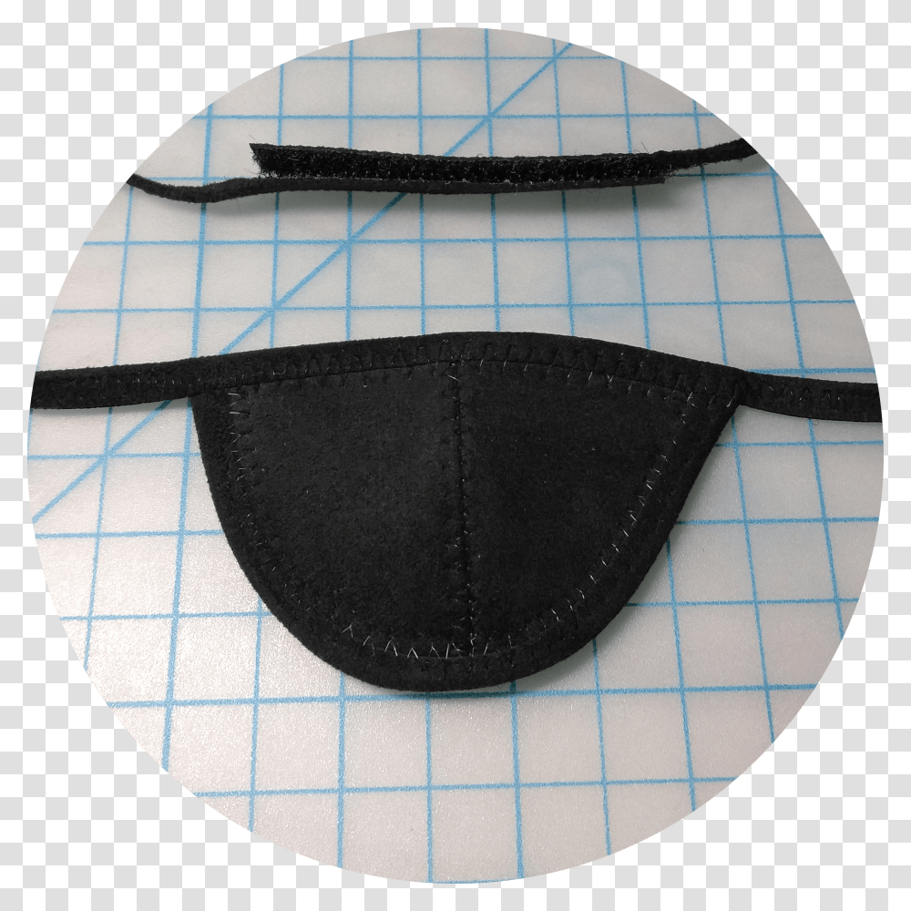 Black Custom Right Eye Patch Leather, Rug, Apparel, Pattern Transparent Png