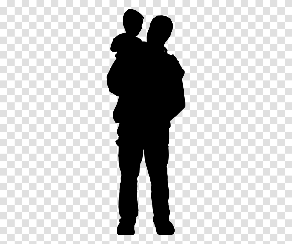 Black Dad And Baby, Gray, World Of Warcraft Transparent Png