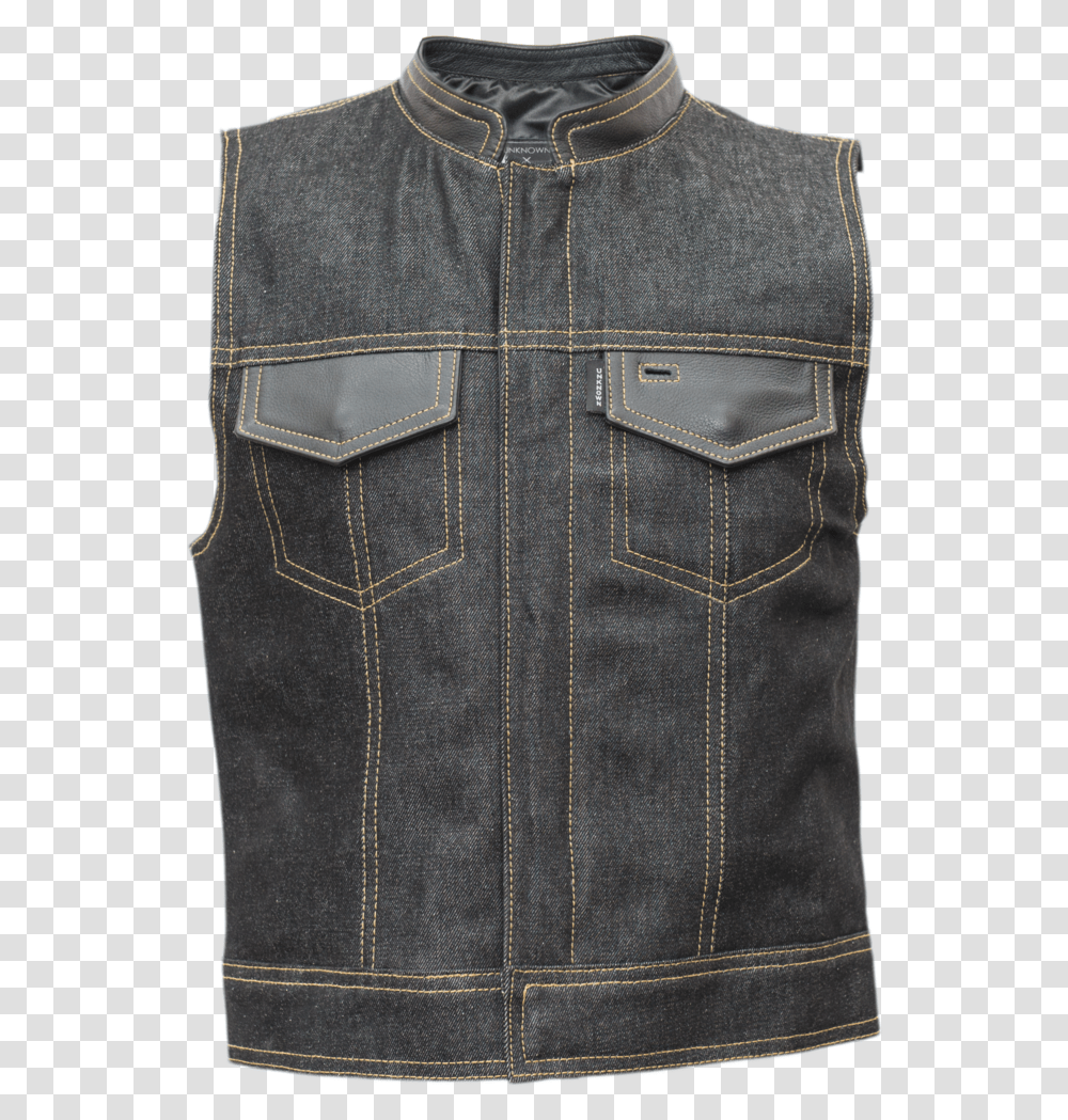 Black Denim Vest, Apparel, Lifejacket, Rug Transparent Png