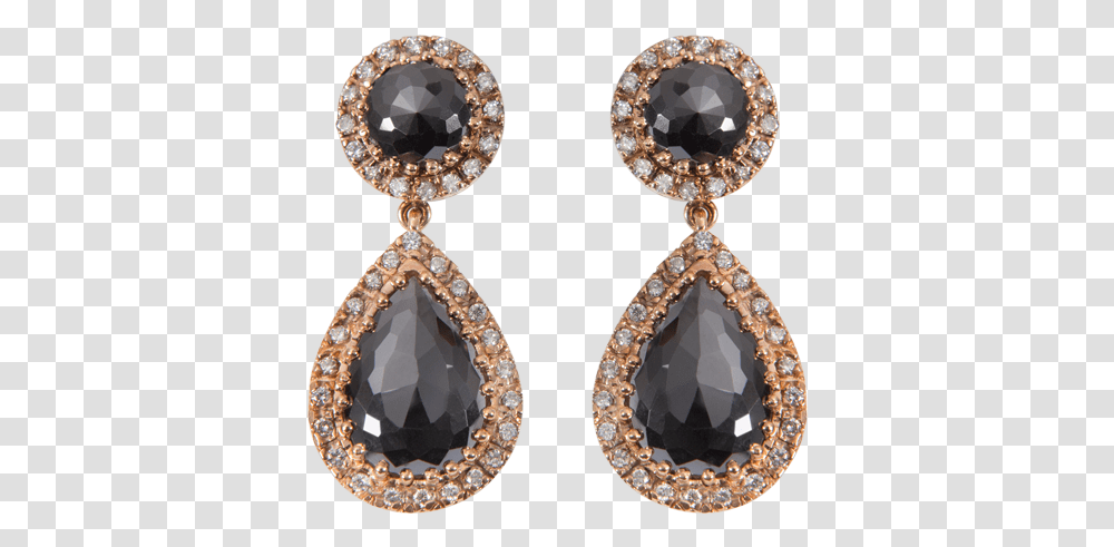 Black Diamond Earring Earrings, Accessories, Accessory, Jewelry, Gemstone Transparent Png