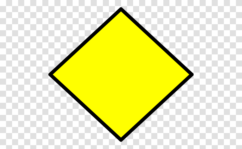Black Diamond Shape Clipart, Road Sign, Triangle, Stopsign Transparent Png