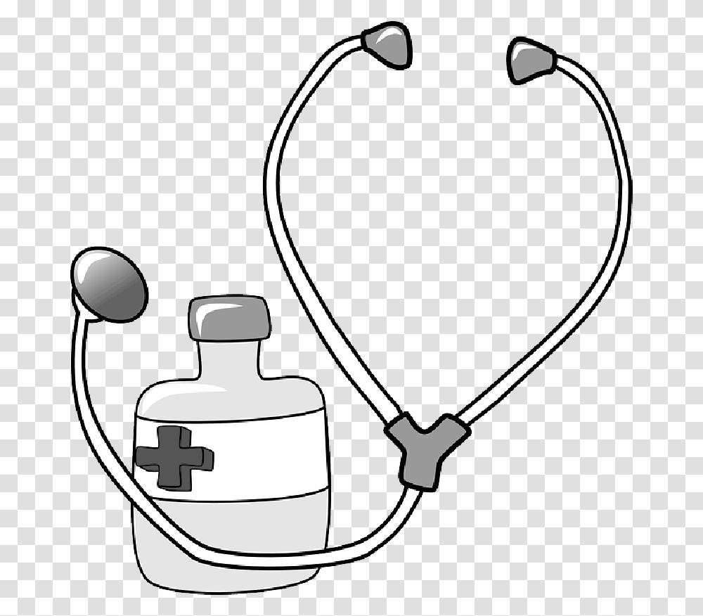 Black Doctor Stethoscope Clipart, Electronics, Headphones, Headset Transparent Png