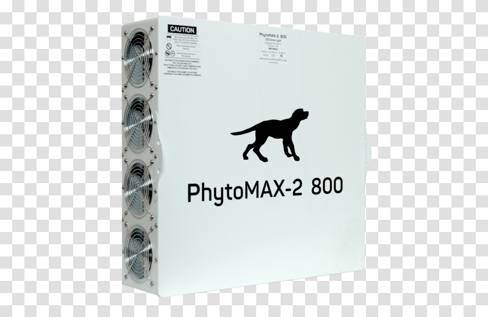 Black Dog Phytomax 2 800 Led Grow Light Black Dog Phytomax 800 Led Grow Light, Mammal, Appliance, Text, Label Transparent Png
