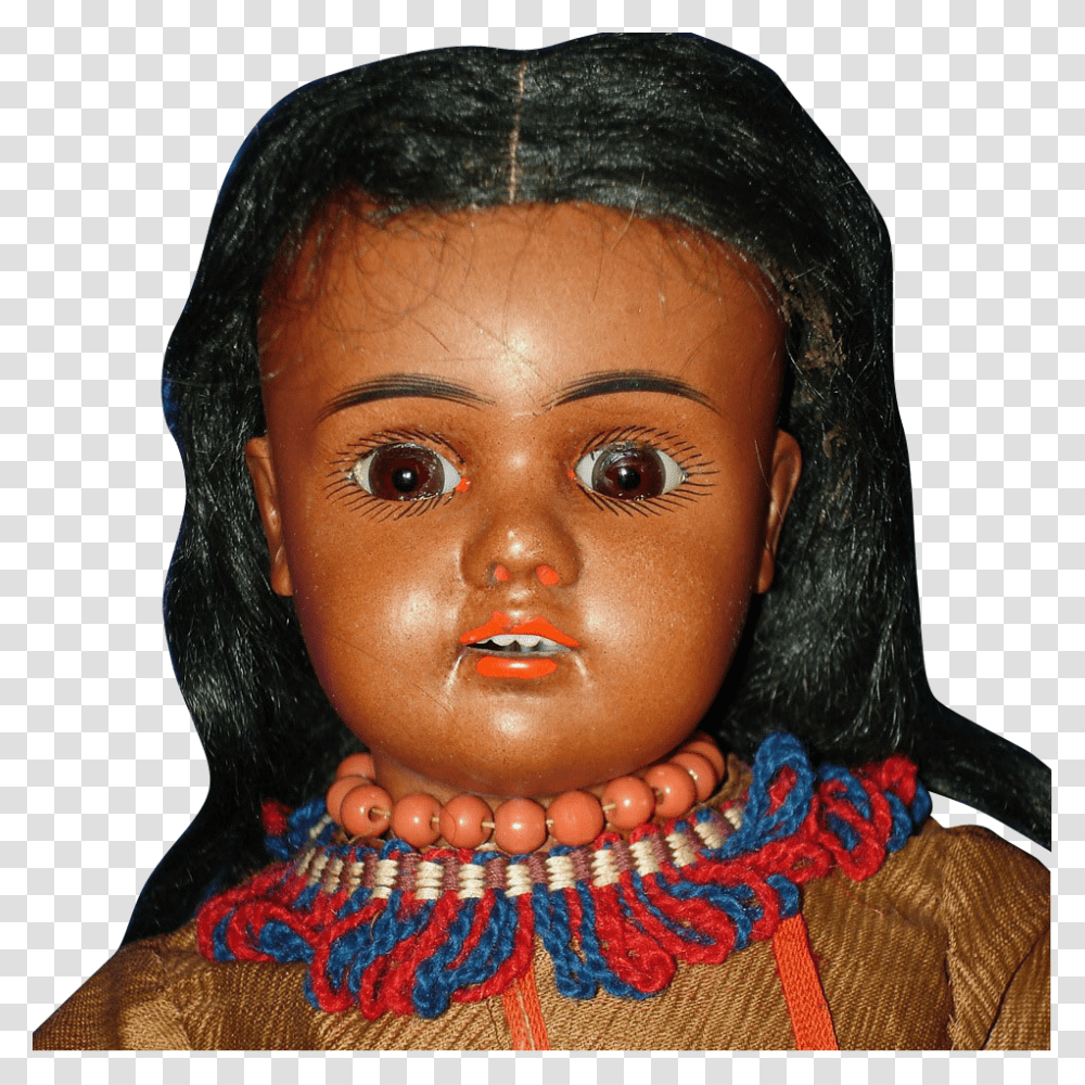 Black Doll Doll, Toy, Head, Person, Human Transparent Png
