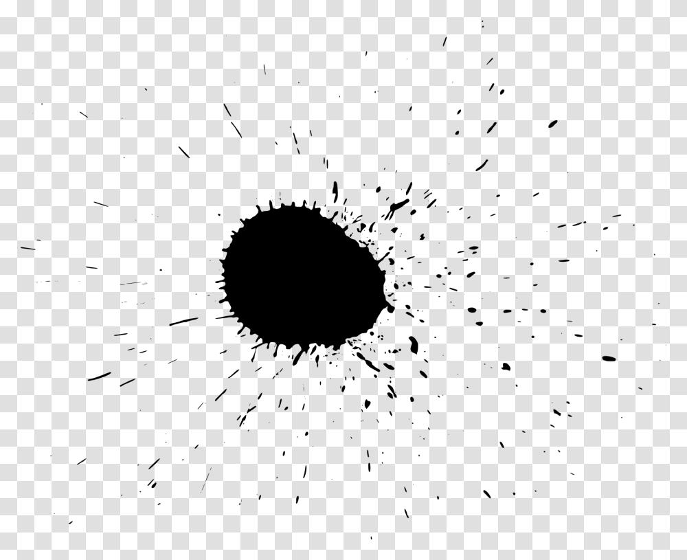 Black Dot, Outdoors, Nature, Stain, Face Transparent Png