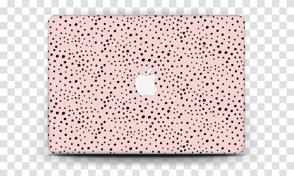 Black Dots On Pink Skin Macbook Air, Texture, Mouse, Hardware, Computer Transparent Png