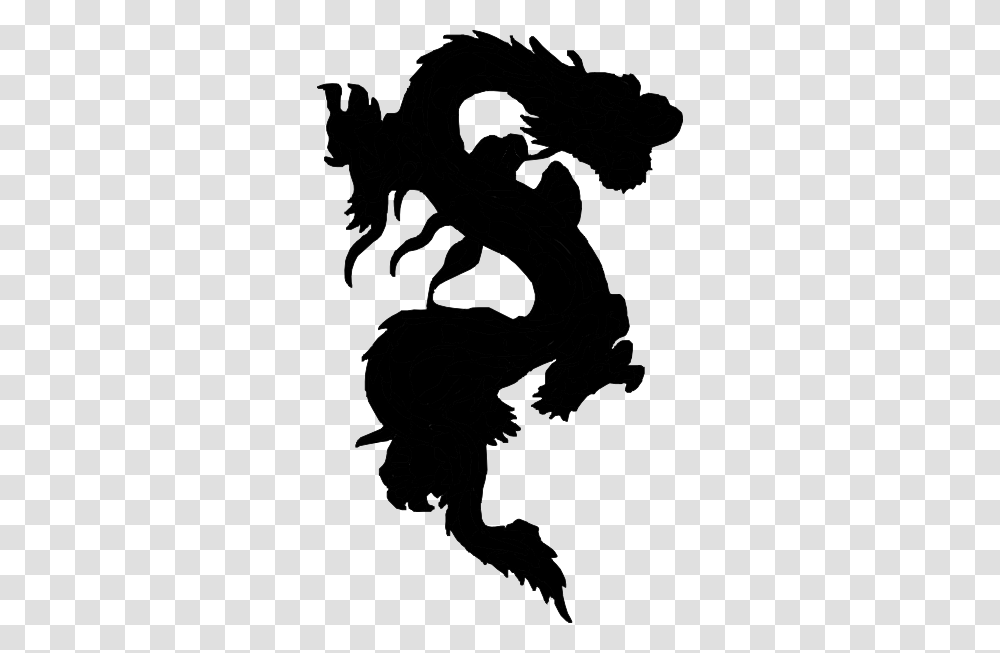 Black Dragon Clip Art, Stencil, Silhouette, Person, Human Transparent Png