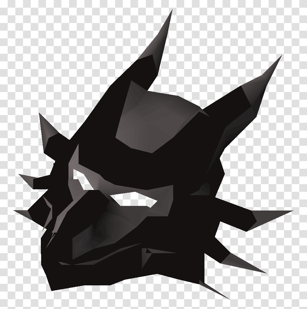Black Dragon Mask Ro Ghoul Black Dragon Mask, Paper, Origami, Airplane Transparent Png