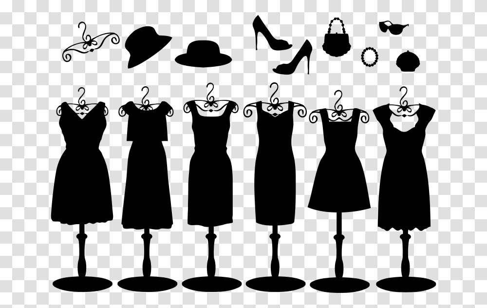 Black Dresses And Accessories Glam Up Little Black Dress, Gray, World Of Warcraft Transparent Png