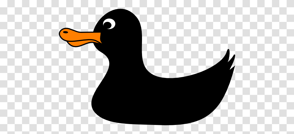 Black Duck Clip Arts Download, Silhouette, Bird, Animal, Beak Transparent Png