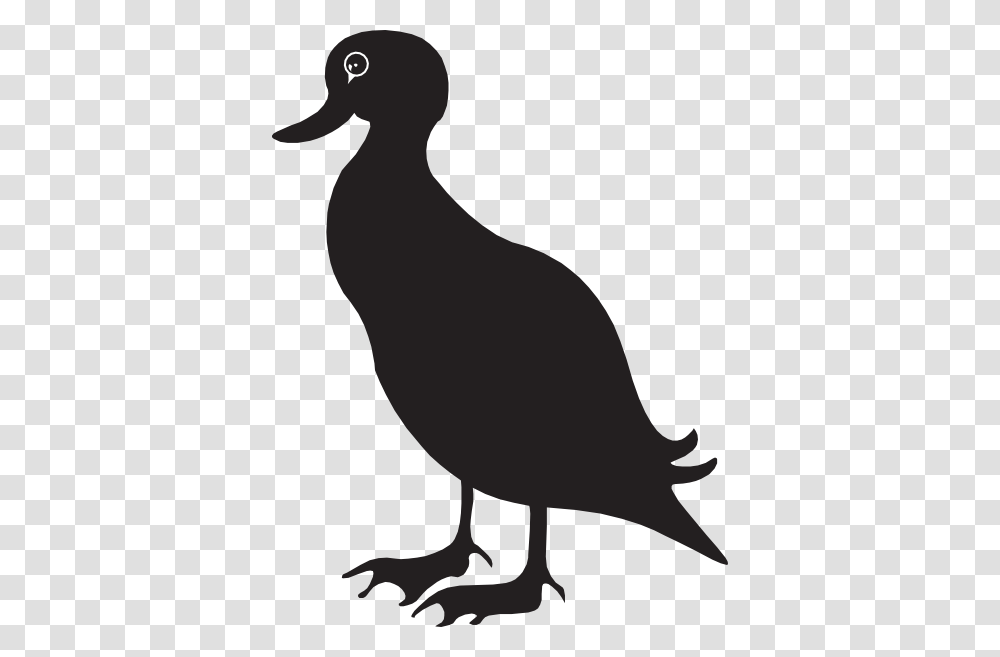 Black Duck Silhouette Clip Art For Web, Bird, Animal, Stencil, Mammal Transparent Png