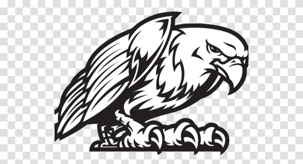 Black Eagle Clipart Eagle Mascot Eagle Mascot Free, Animal, Bird, Stencil, Statue Transparent Png