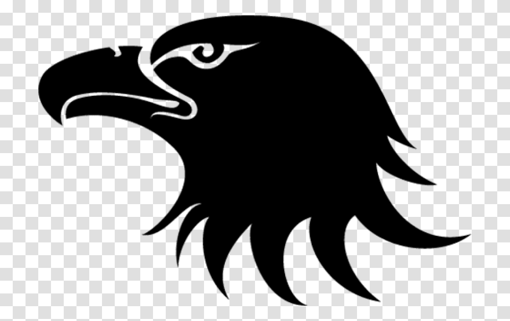 Black Eagle Logo, Stencil, Silhouette, Bird, Animal Transparent Png