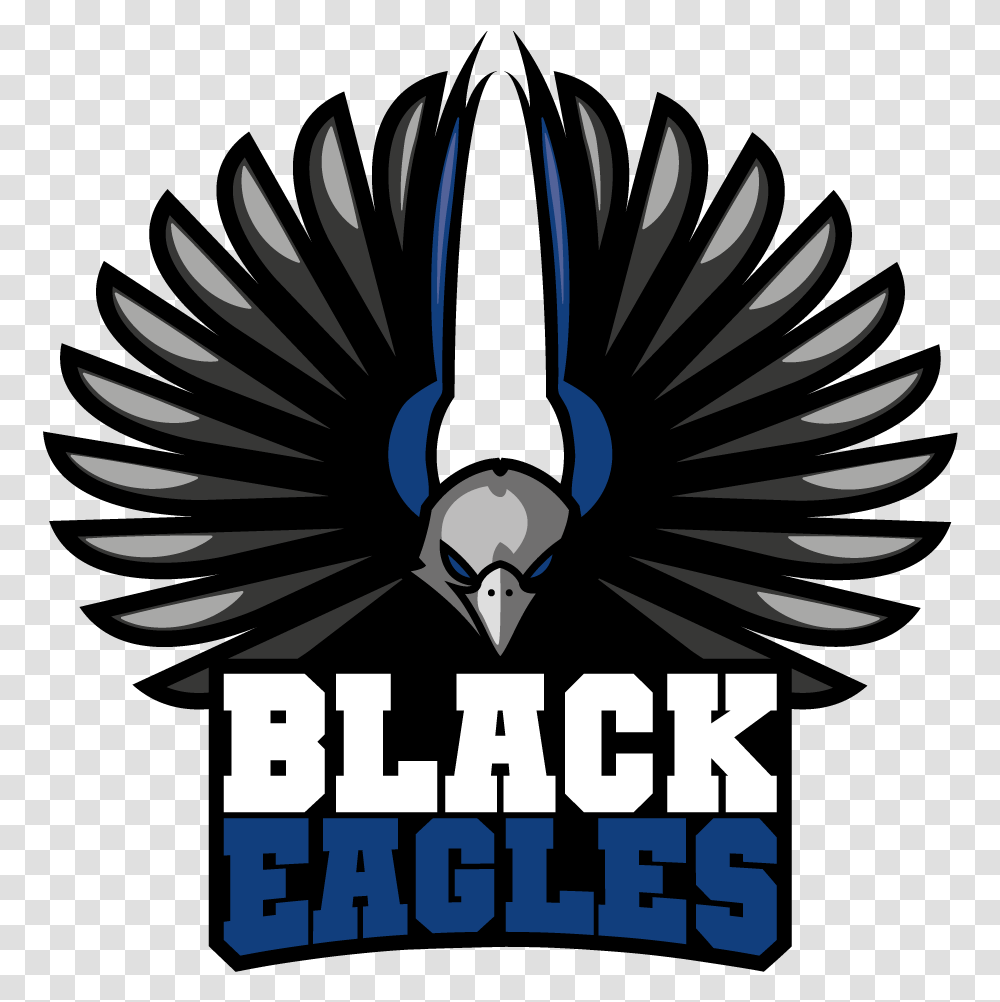 Black Eagles Logo Black Eagles, Bird, Animal, Bald Eagle, Poster Transparent Png