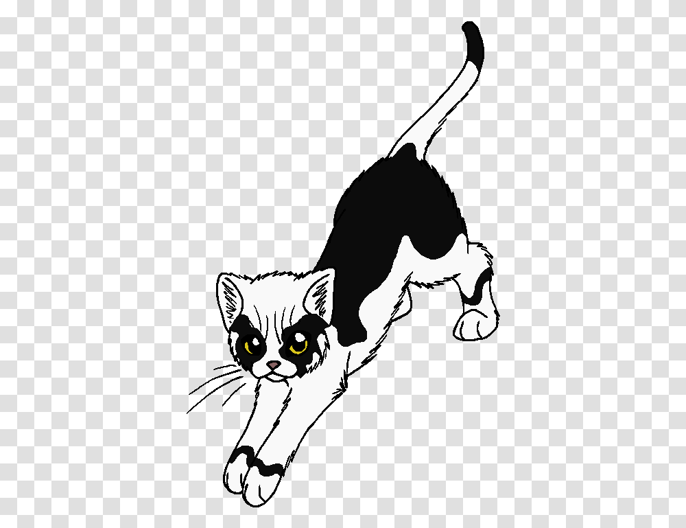 Black Ear Domestic Short Haired Cat, Pet, Mammal, Animal, Stencil Transparent Png