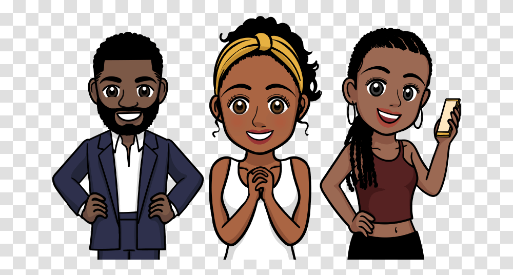 Black Emojis For Android & Ios Afromoji App African African American Black Female Emoji, Person, Face, People, Girl Transparent Png