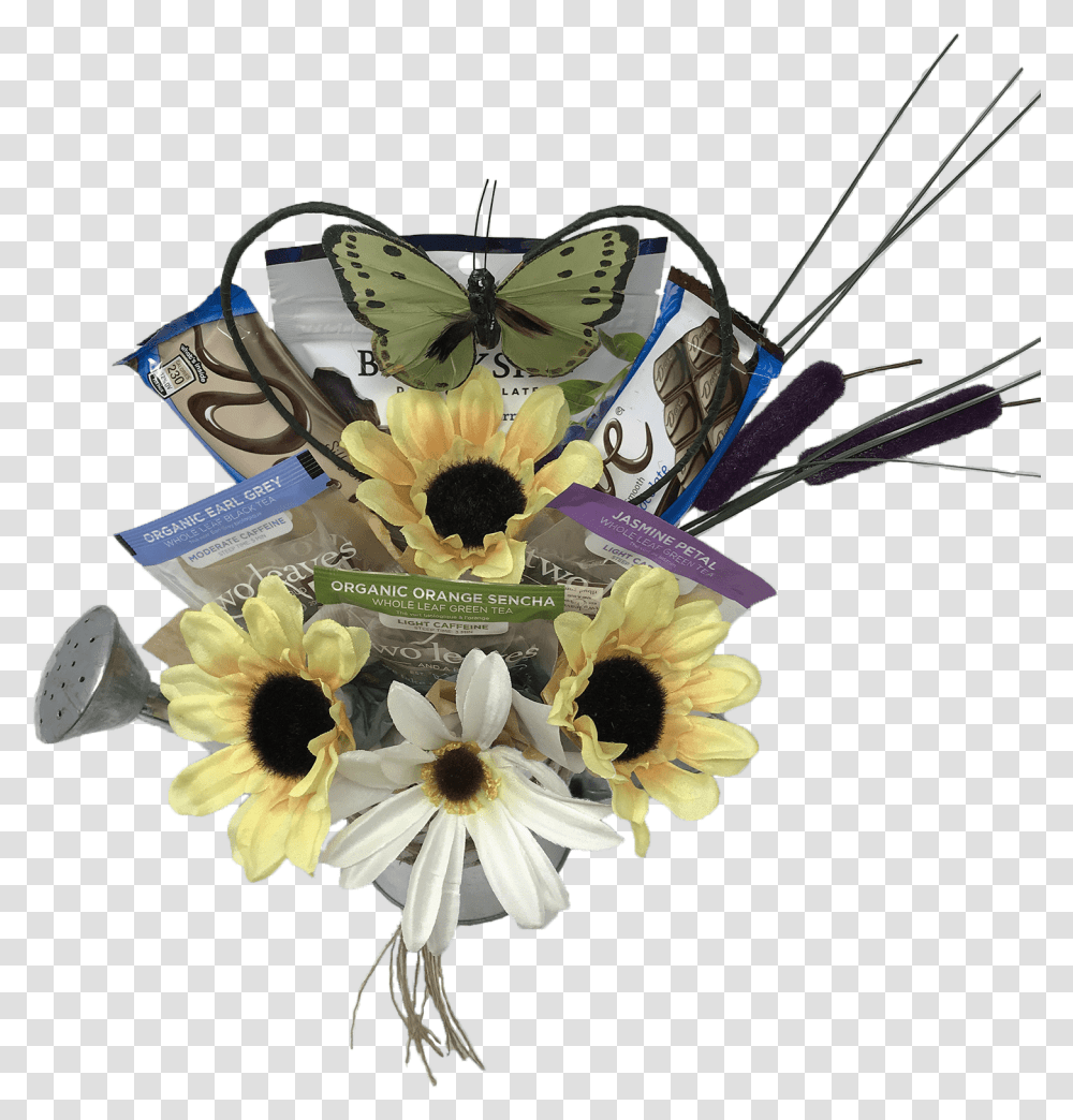 Black Eyed Susan, Plant, Flower, Flower Arrangement, Bow Transparent Png