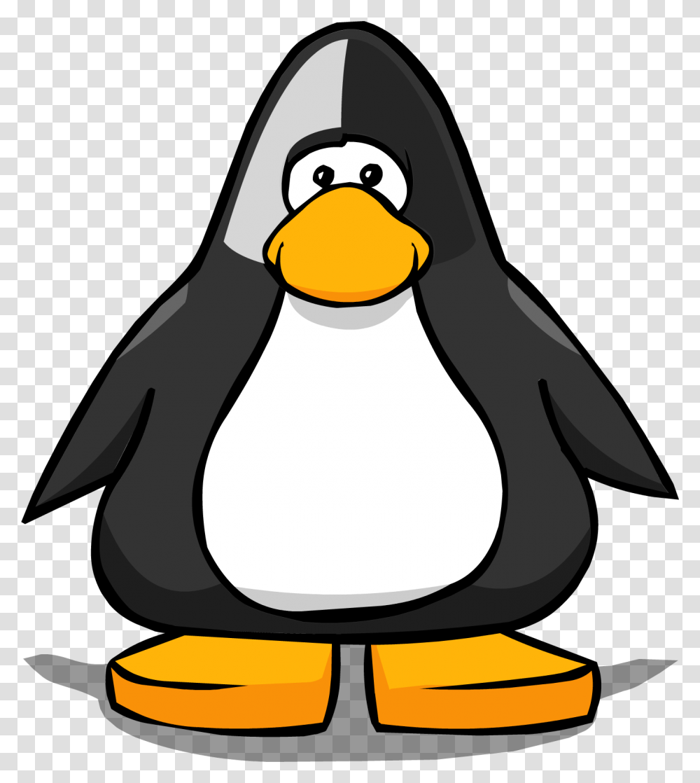 Black Face Paint Playercard Club Penguin Face, Bird, Animal Transparent Png