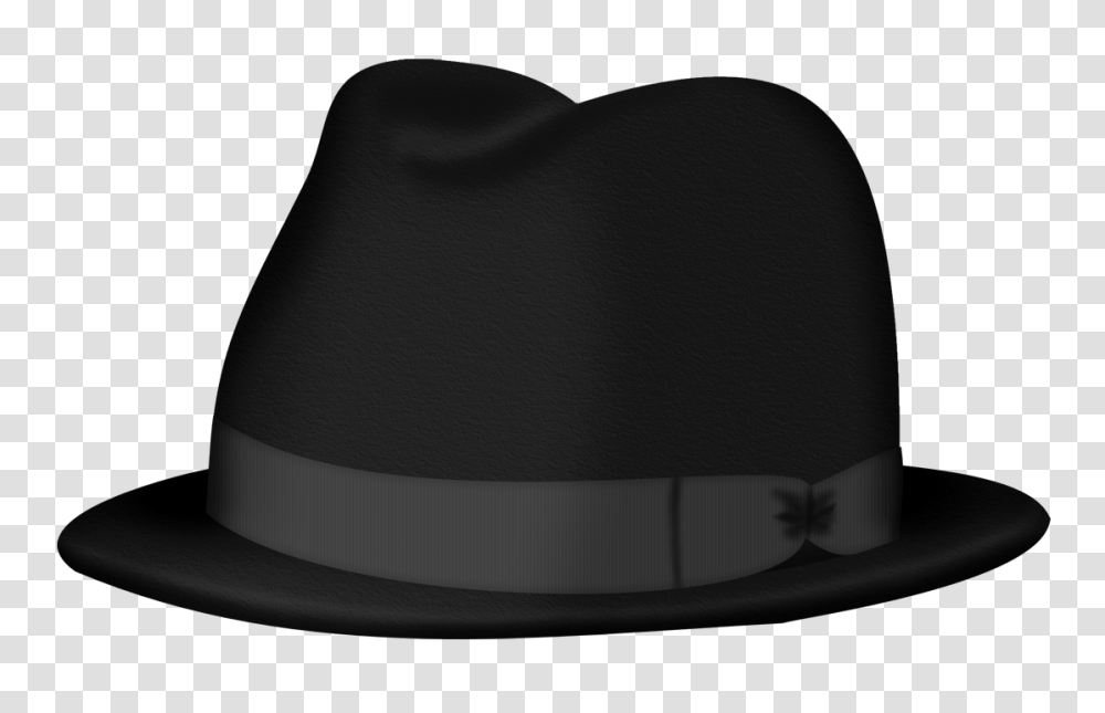 Black Fedora Hat Clipart, Apparel, Swimwear, Cap Transparent Png