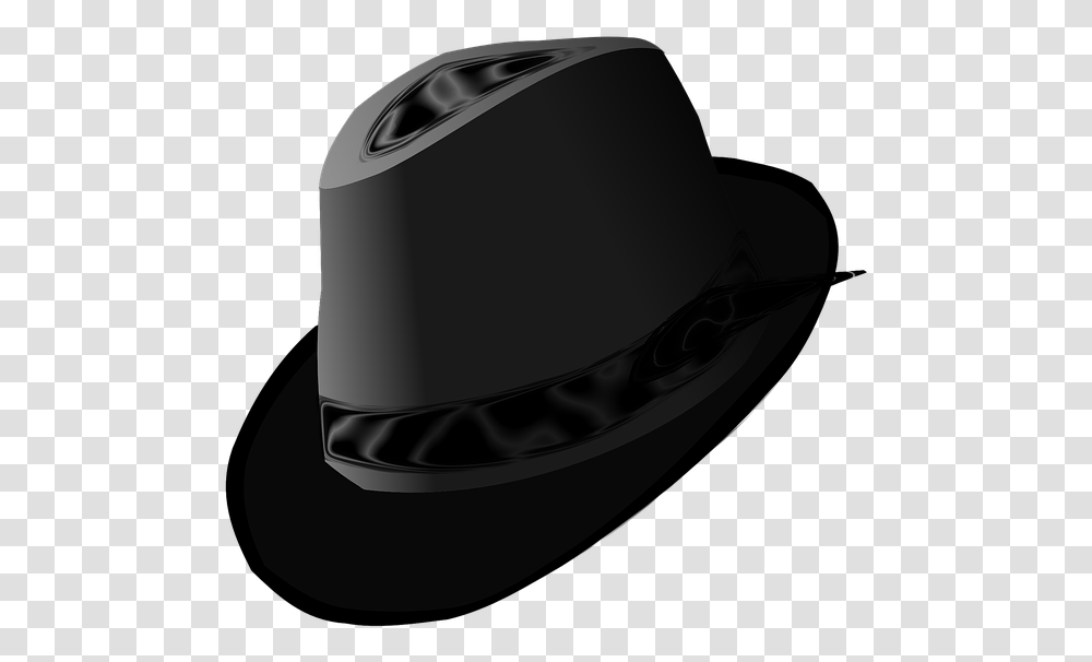 Black Fedora Svg Clip Arts Fedora, Apparel, Helmet, Cowboy Hat Transparent Png