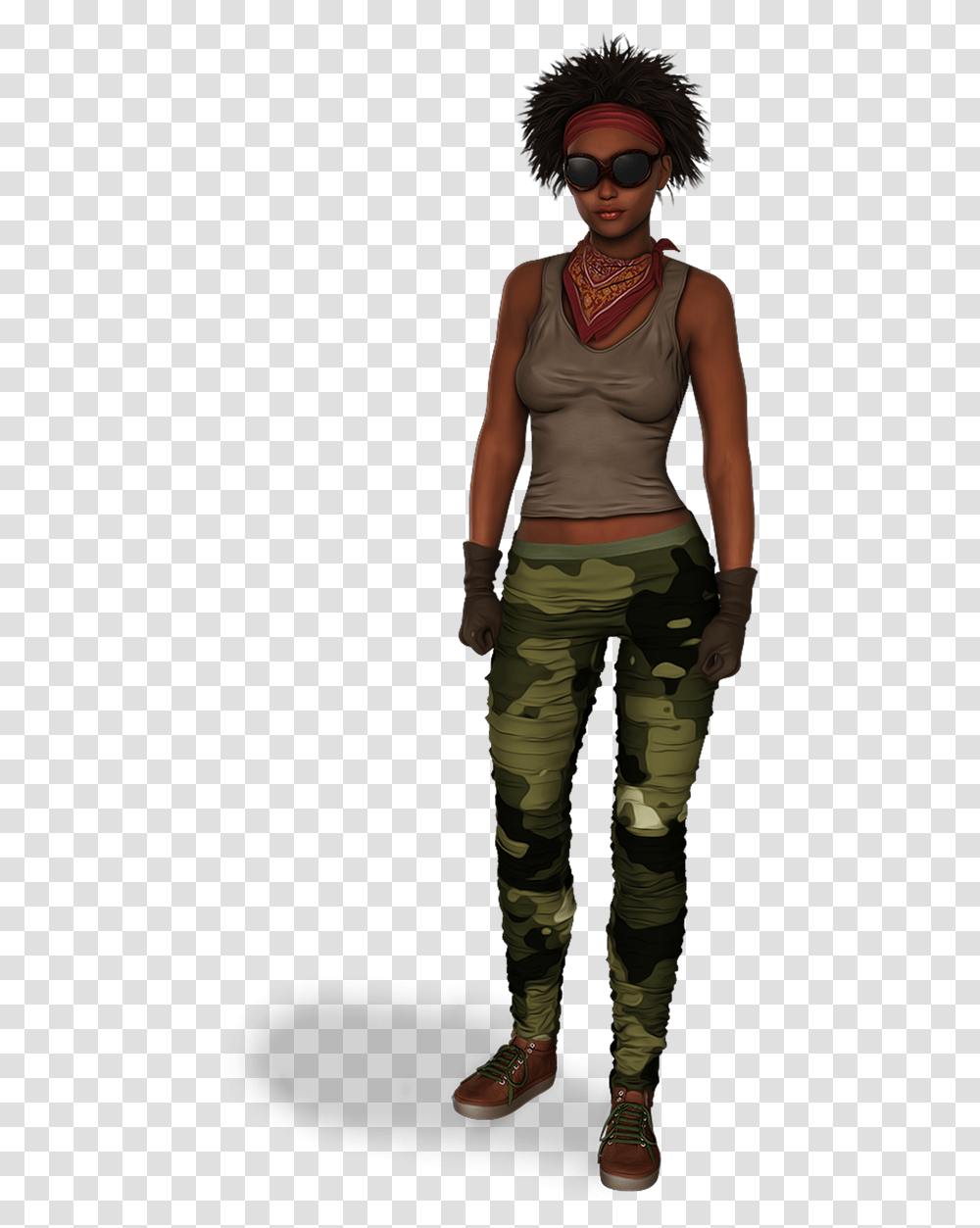 Black Female Military, Person, Sleeve, Sunglasses Transparent Png