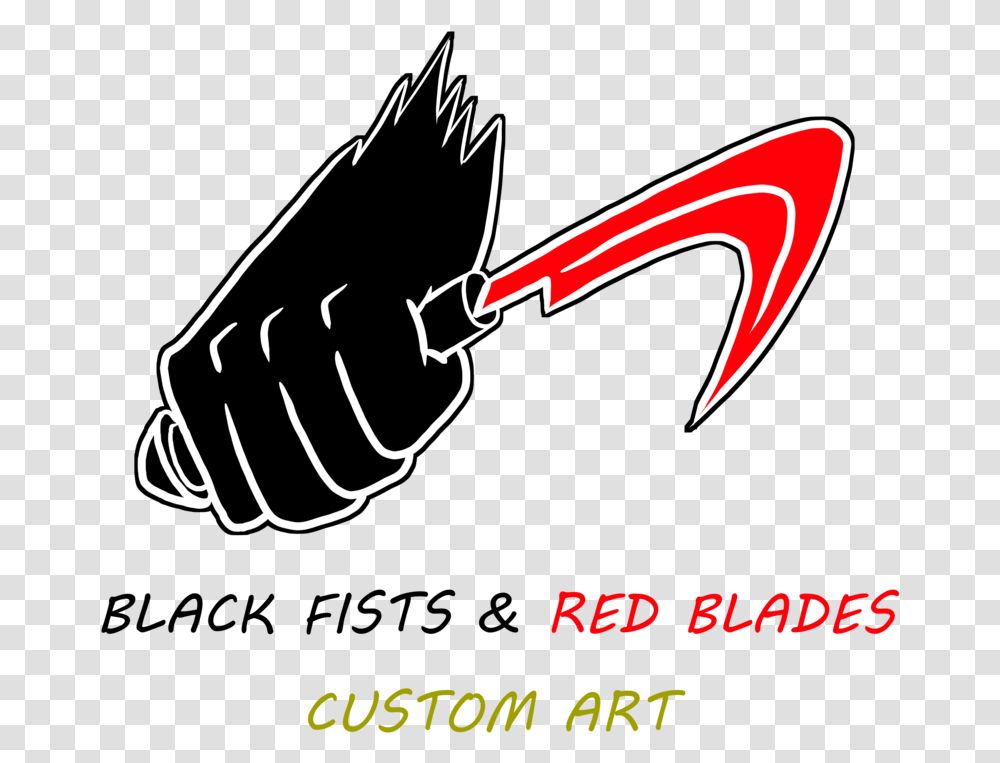 Black Fists Red Blades New Logo April2019 Graphic Design, Hand, Advertisement, Poster Transparent Png