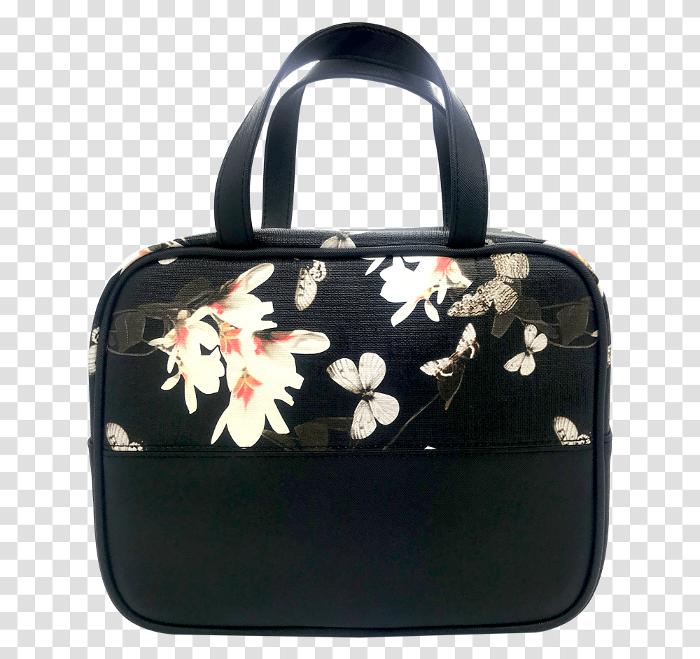Black Floral, Bag, Handbag, Accessories, Accessory Transparent Png