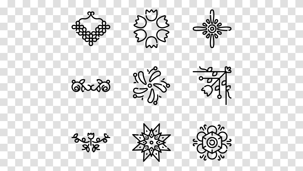 Black Floral Design, Gray, World Of Warcraft Transparent Png