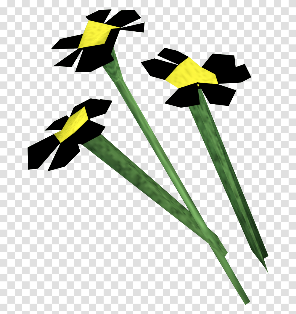 Black Flowers Osrs Flowers, Tool, Axe, Plant, Blossom Transparent Png