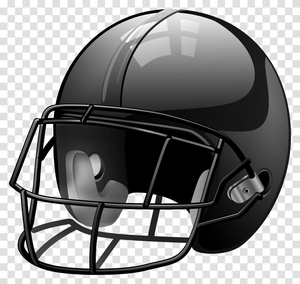 Black Football Helmet Clip Art Transparent Png