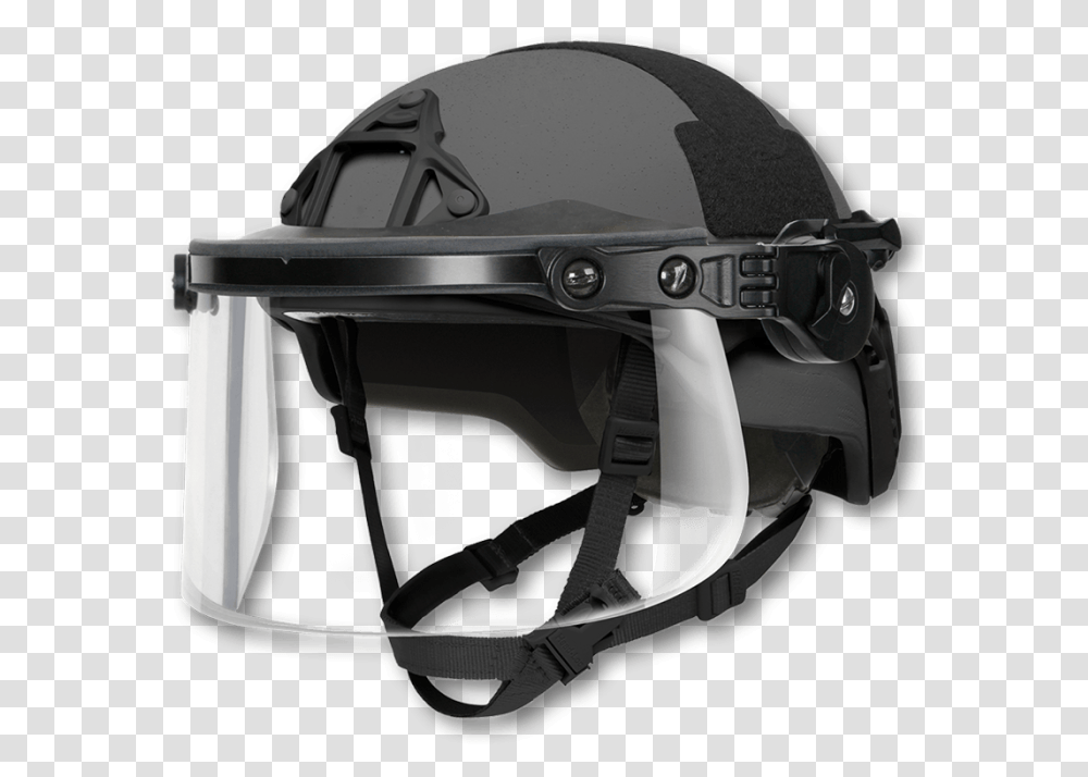 Black Football Helmet Fast Mt Face Shield, Clothing, Apparel, Crash Helmet, Hardhat Transparent Png