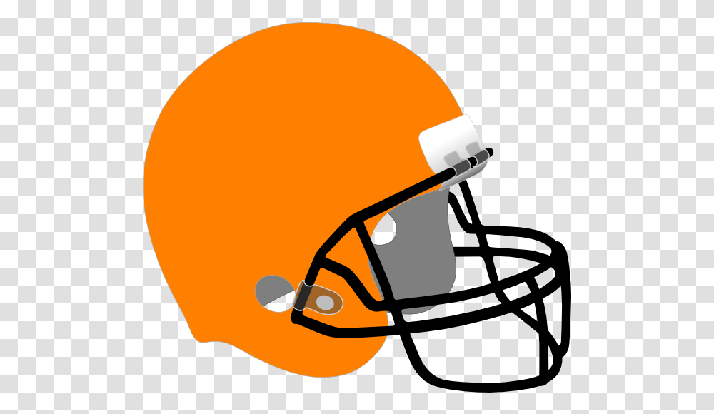 Black Football Helmet Orange Football Helmet Clipart, Clothing, Apparel, American Football, Team Sport Transparent Png