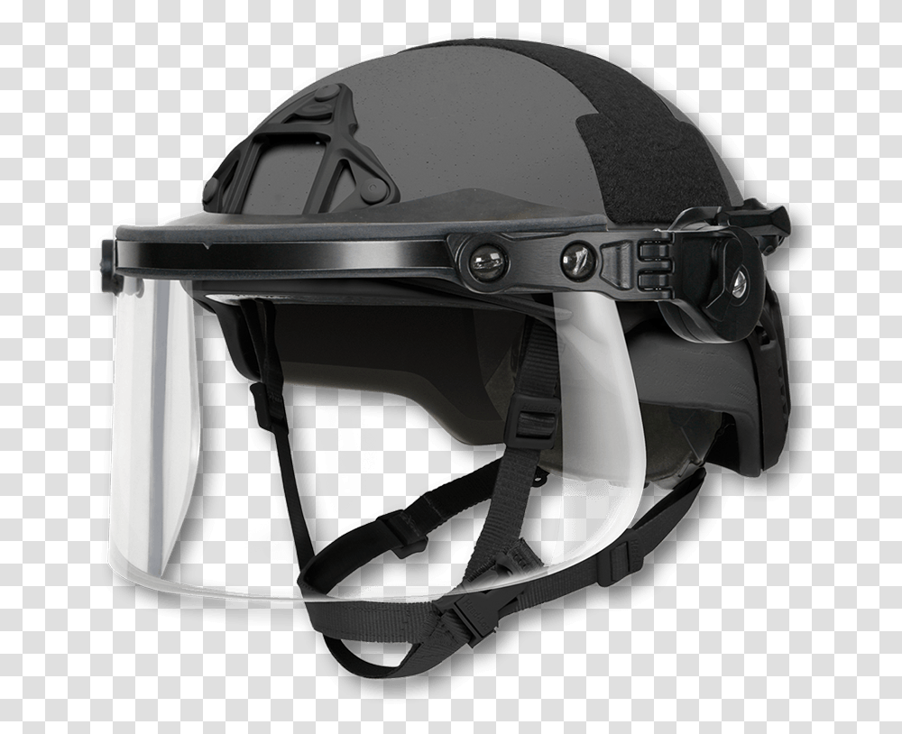 Black Football Helmet Vector Ops Core Ballistic Face Shield, Apparel, Crash Helmet, Hardhat Transparent Png